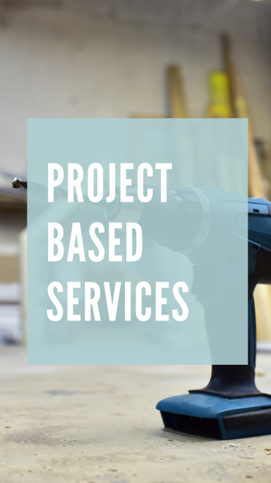 Image reads 'Project Based Services'